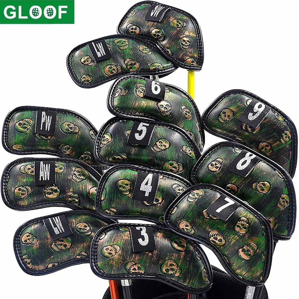 Golf Club Iron Set - Набор из 12 чехлов для головок