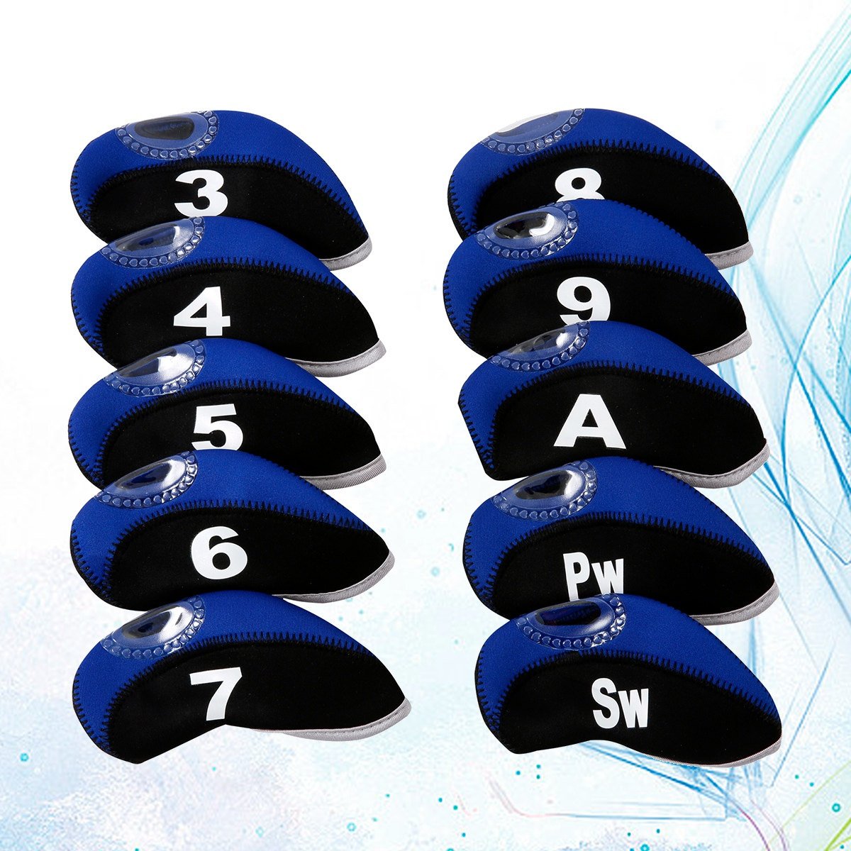 10 шт. чехлов для головок клюш – обзор и цена Golf Club Iron Set